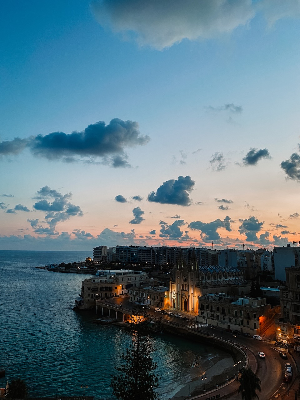 View from my hotel in Malta