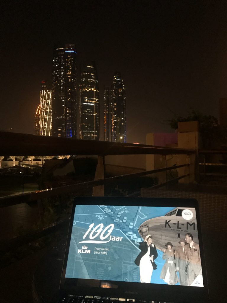 Evening views in Abu Dhabi