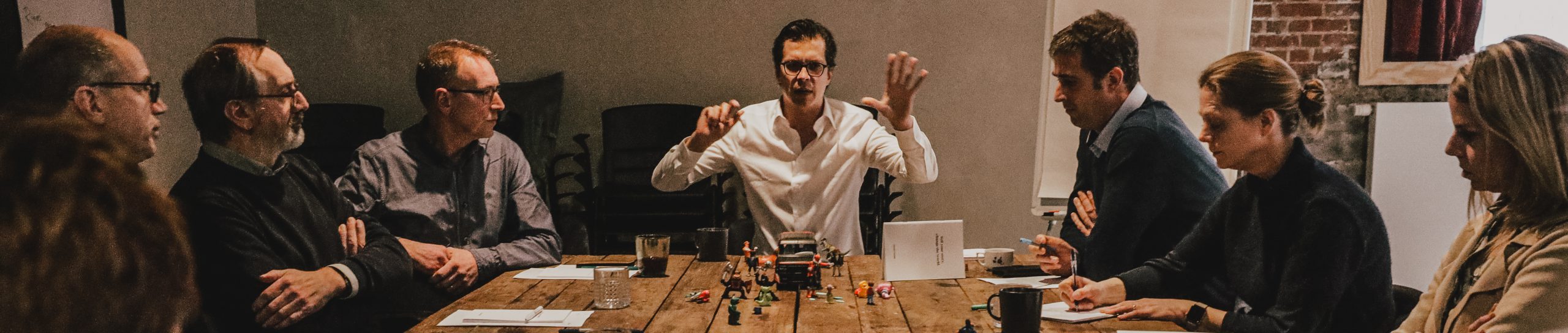 Workshop using Playmobil for creating systems.